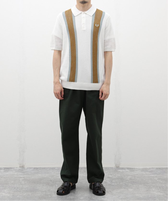 FRED PERRY フレッドペリー Open-Knit Shirt Dress セットアップ FRED PERRY（フレッドペリー）の「Open-Knit Shirt