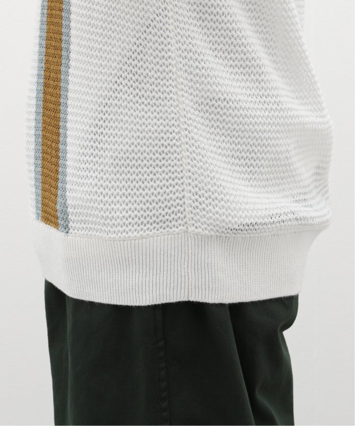 Amy Winehouse Embroidered Open-Knit Shirt(10 102：BLACK