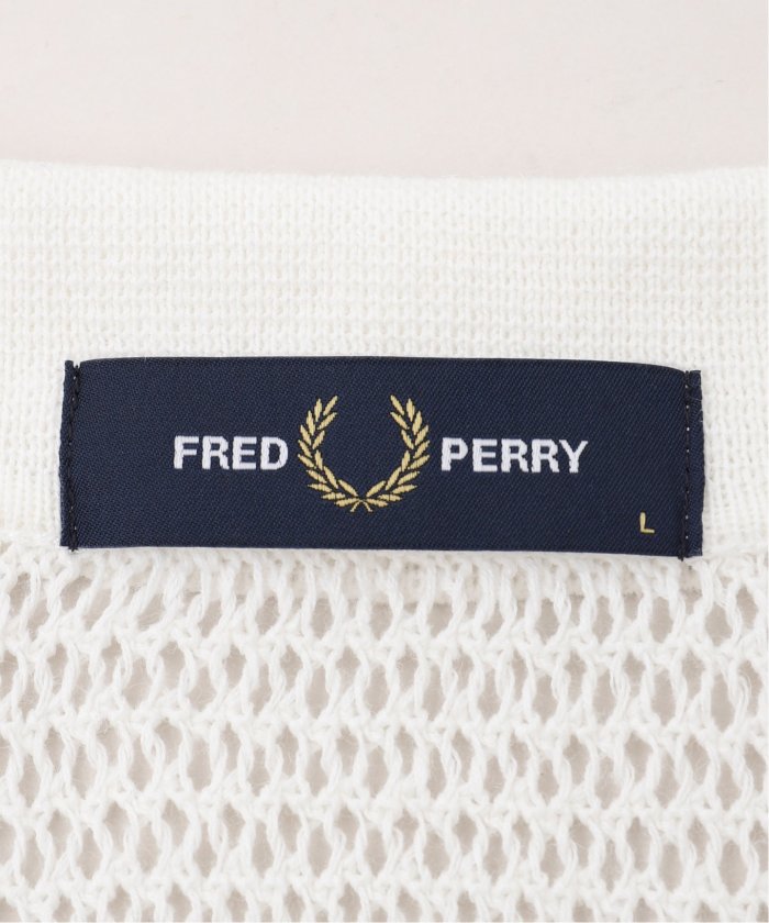 フレッドペリー Open-Knit FRED PERRY（フレッドペリー）の「Open-Knit Button-Through