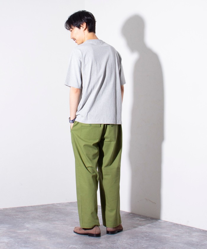 CLOTH&CROSS クロスアンドクロス　バレルベイカーパンツ クロス＆クロス ハグオーワー CLOTH&CROSS バレルベイカーパンツ