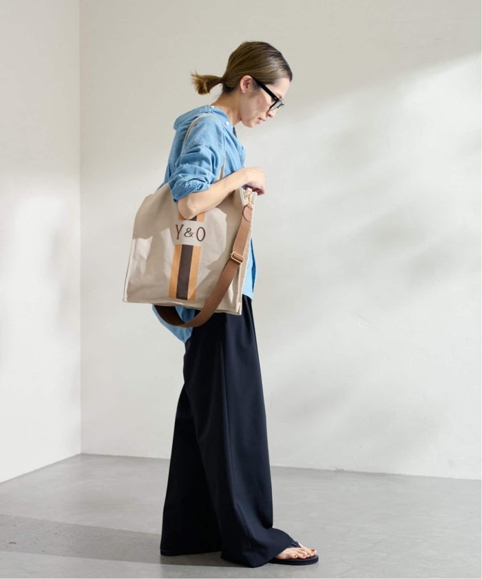 未使用品 YOUNG&OLSEN strap market tote 2way 未使用品 YOUNG&OLSEN strap market tote 2way - メルカリ