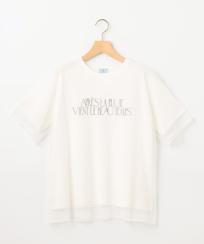 新品タグ付❤︎Diagram ダイアグラム チュールレイヤードシャツ 黒 M 未使用 23AW Diagram ダイアグラム グレースコンチネンタル ベア