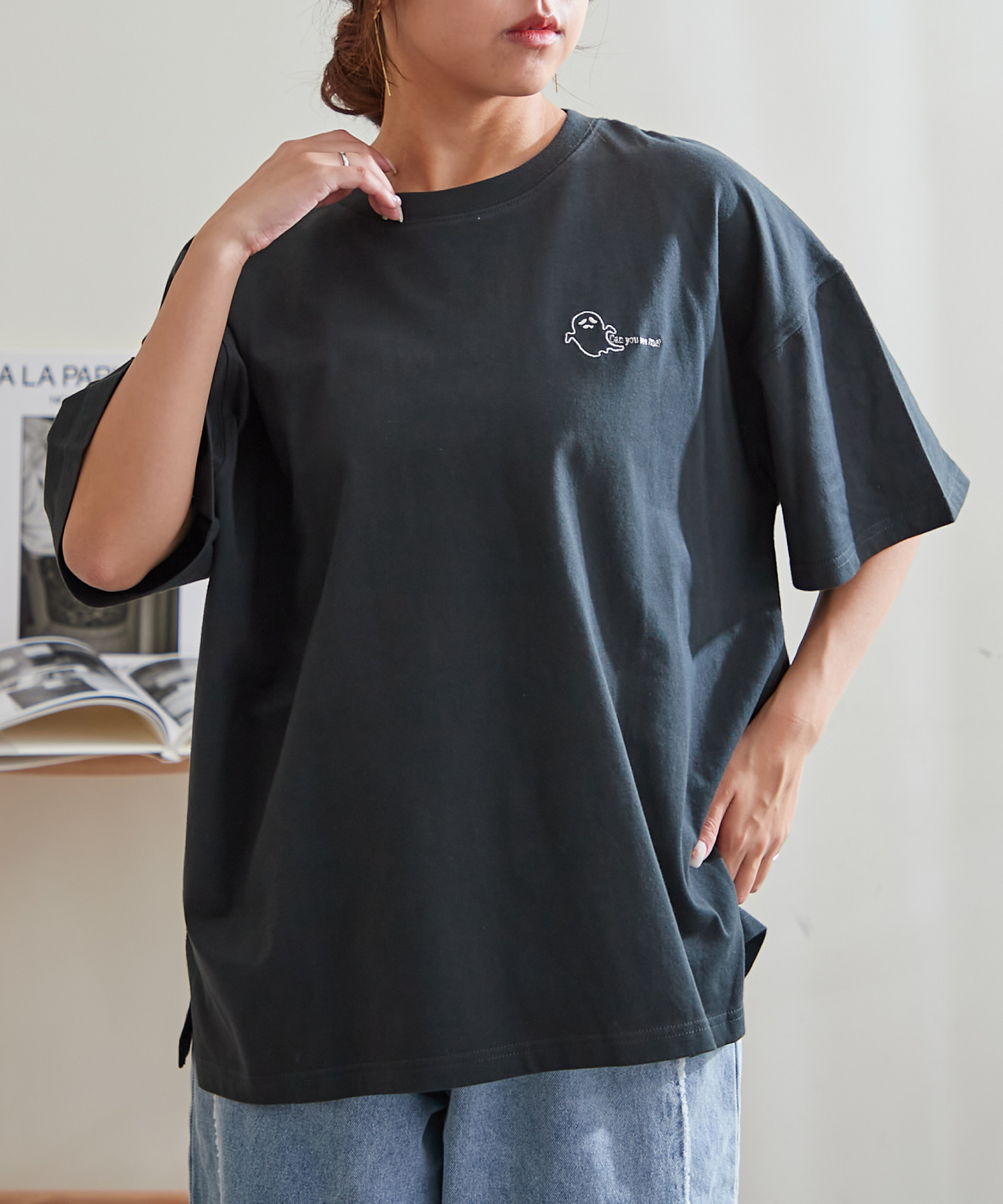 クーポン】オバケプリント刺繍Tシャツ(506126446) | ナイ