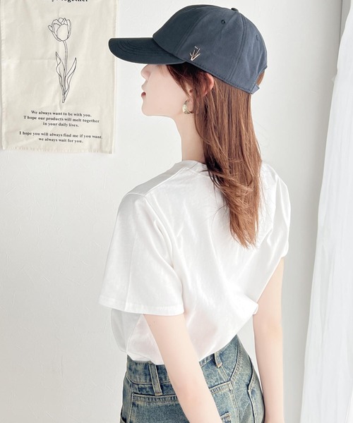melt the lady basic logo cap ふせい キャップ