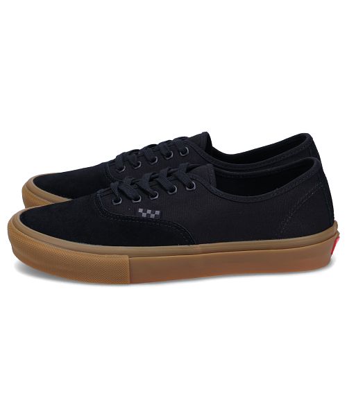 【VANS】SKATE AUTHENTIC SUEDE BROWN/黒ソル★急いで ヴァンズ VANS VANS ヴァンズ スケート オーセンティック