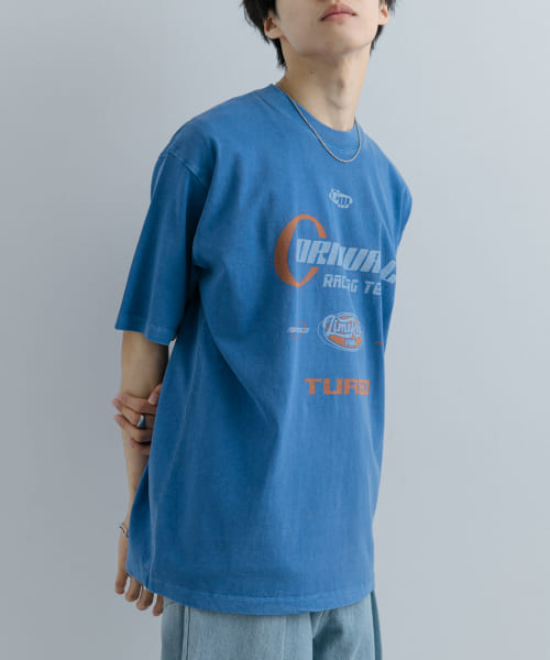 セール 60%OFF】フェードロゴグラフィックTシャツ(5分袖