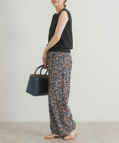 【DOLCE&GABBANA】フローラルプリント 伸縮性ウエストパンツ VTG DOLCE & GABBANA Embroidered Hawaii Floral Low Rise 5