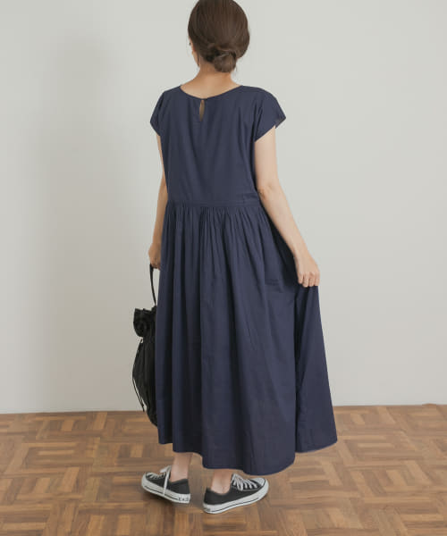美品(F)アーバンリサーチ/ベアトップワンピース/ロング/コットン100%/綿 セール】コットンボイルリバーシブルワンピース(506172824