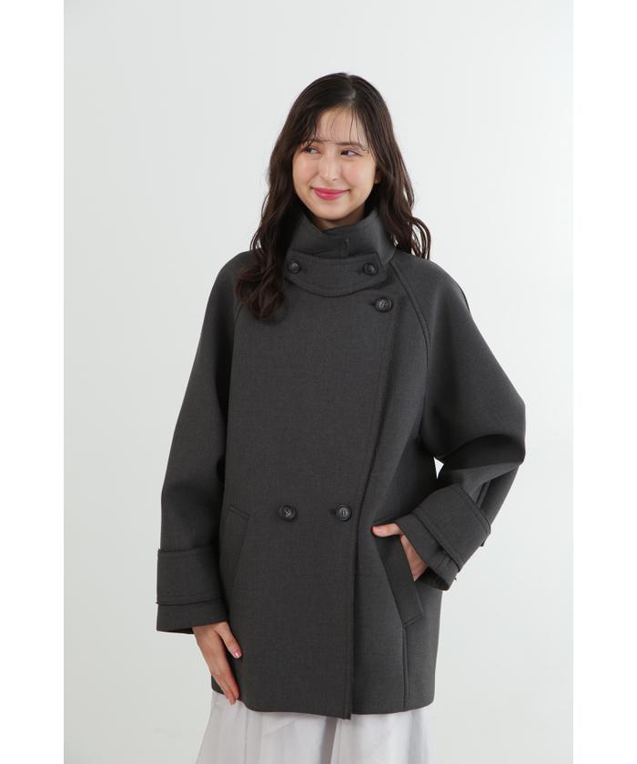 ジルスチュアート JILLSTUART メルトンコクーンミドルコート