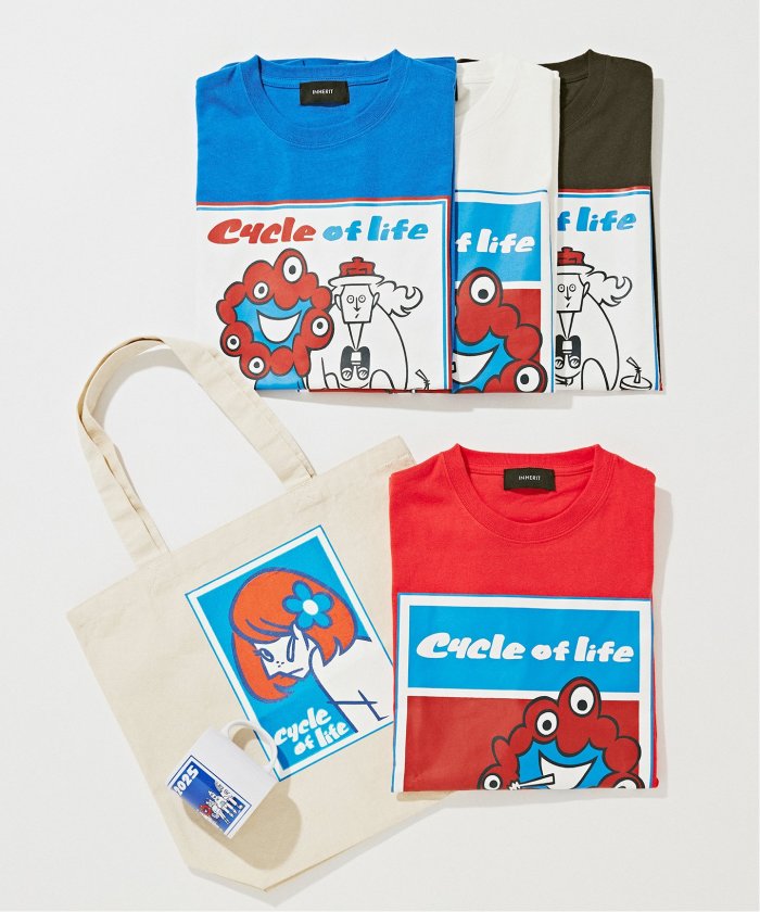 か*ん様 B.C STOCK EXPO2025別注タケウチアツシTシャツ A ミ EXPO2025別注タケウチアツシTシャツ B（Tシャツ／カットソー
