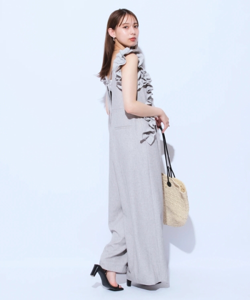 【美品】マイストラーダ　フリルオールインワン Mystrada（マイストラーダ）の「フリルオールインワン（その他