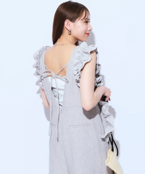 【美品】マイストラーダ　フリルオールインワン マイストラーダ/フリルオールインワン