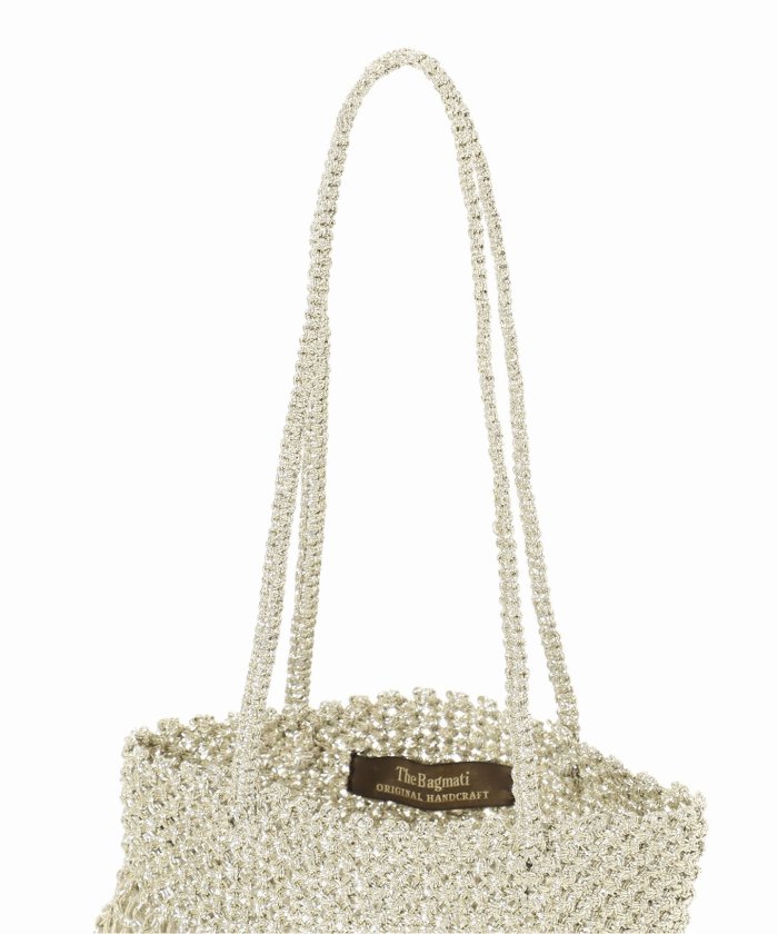 【新品・未使用品】BAGMATI(バグマティ)メタリックコードトートバッグ BAGMATI/バグマティ】メタリックメッシュバッグ(506181599) | ラ