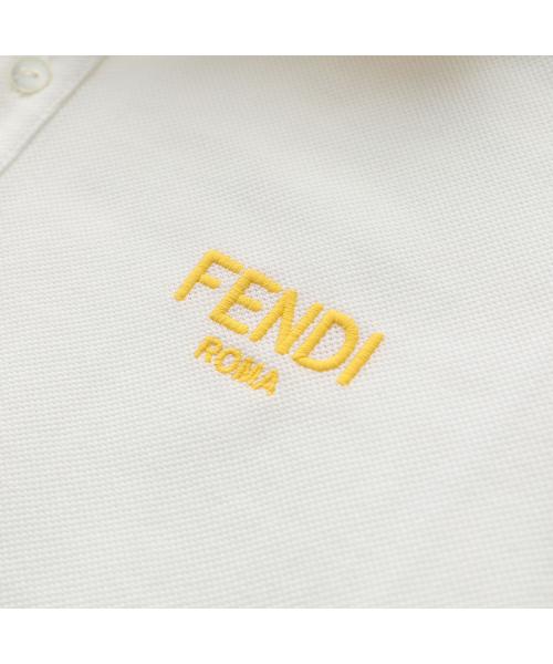 セール】FENDI KIDS ポロシャツ JMI440 AVP ロゴ刺繍(505968621