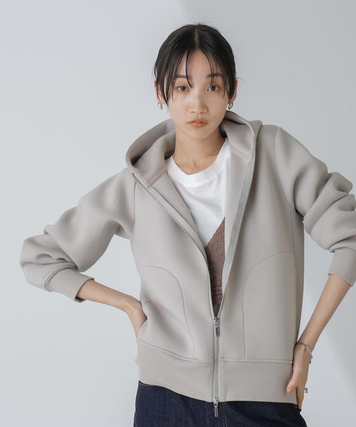 WEB限定/テックダンボールダブルジップパーカー 24AW(505982603 WEB限定/テックダンボールダブルジップパーカー 24AW(505982603