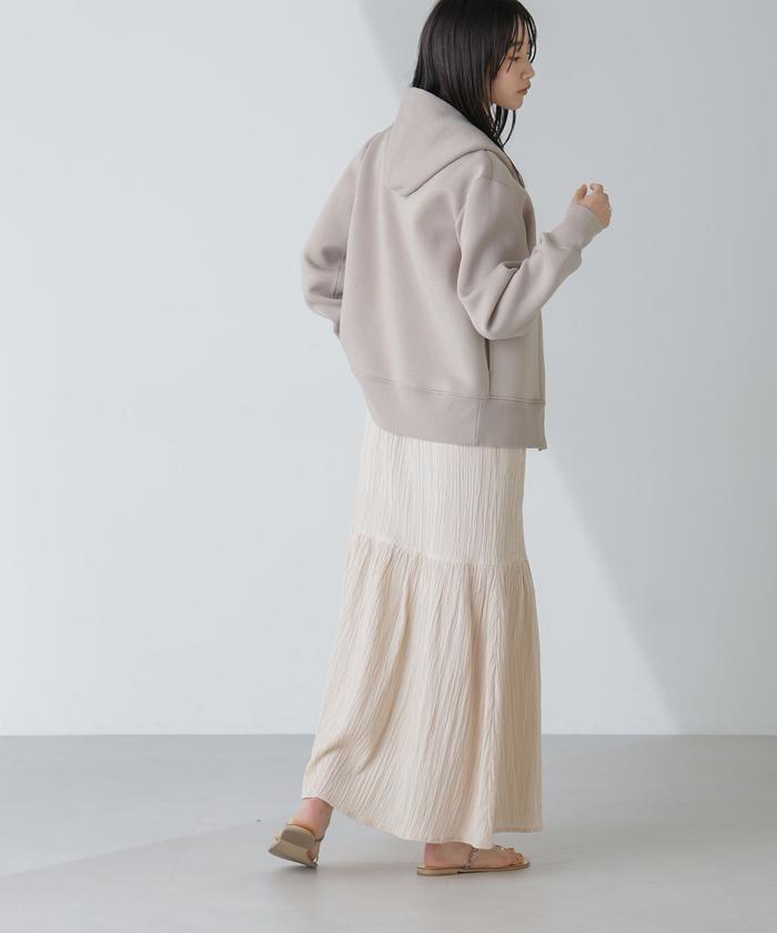 WEB限定/テックダンボールダブルジップパーカー 24AW(505982603 WEB限定/テックダンボールダブルジップパーカー 24AW(505982603