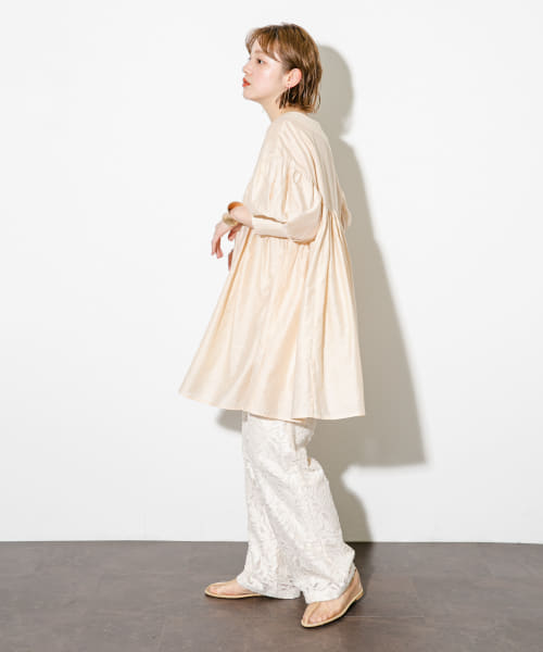 KBF ボリュームギャザーミニワンピース KBF｜ボリュームギャザーミニワンピース | Rakuten Fashion(楽天