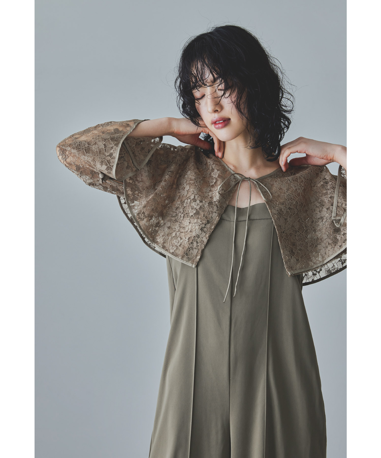 ニアナ niana レースボレロパンツドレス パーティードレス