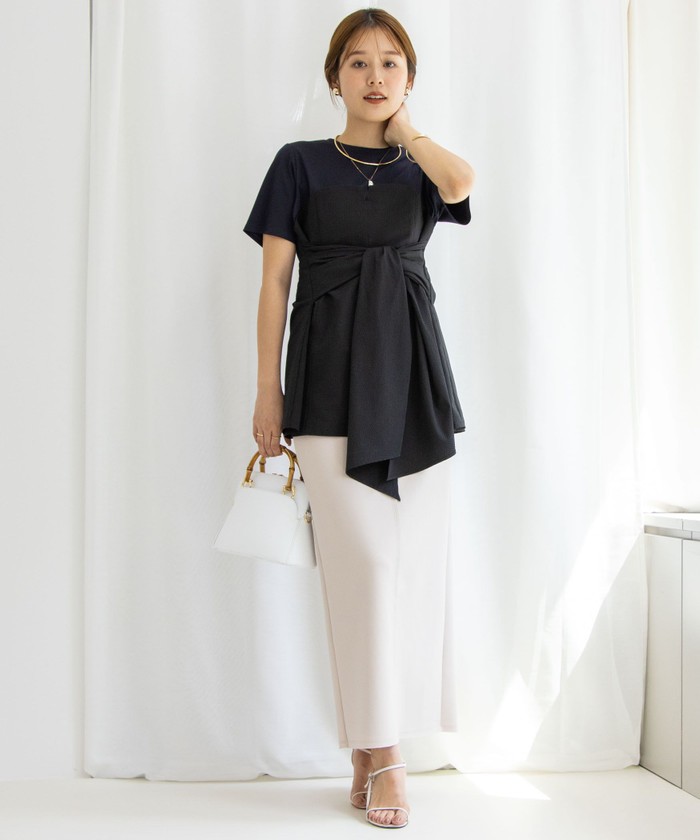 セール】ビスチェ風コンビTシャツ(506053603) | ノーリーズ セール】ビスチェ風コンビTシャツ(506053603) | ノーリーズ