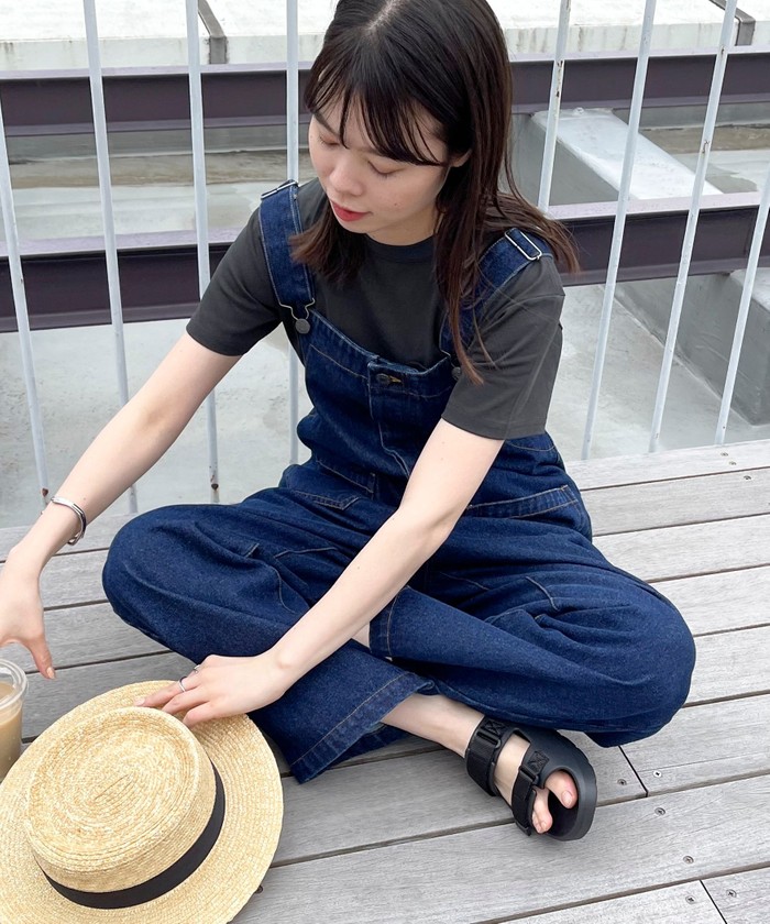 【はるはる】【GEVACO 】12.5ozデニムサロペット ブラック GEVACO（ゲバコ）の「【UNISEX】【GEVACO / ゲバコ】12.5oz