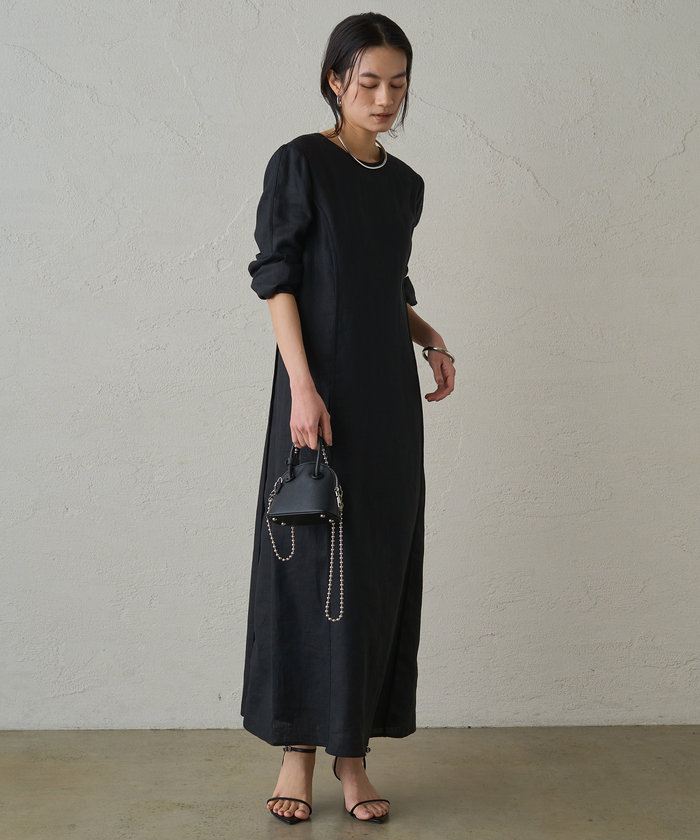 ☆パーツ刺繍前開きワンピース ELLIFE ONLINE SHOP