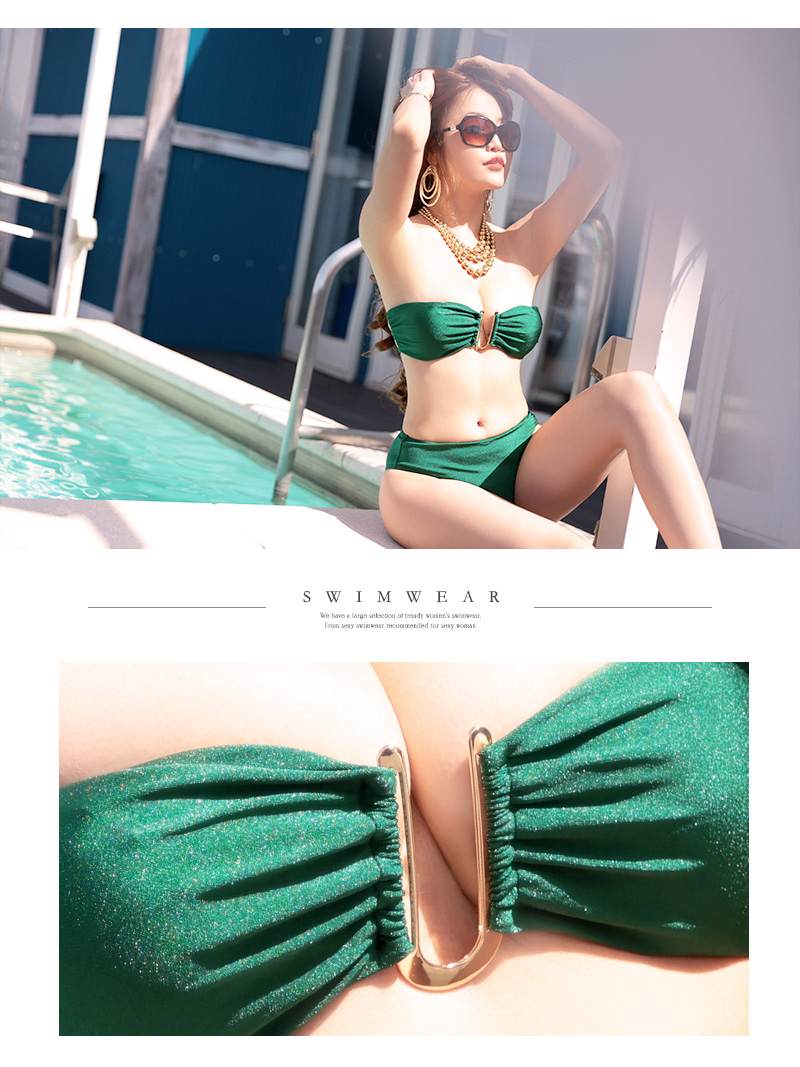 水着 バンドゥ ハイウエスト リゾート 海外 セレブ インポート