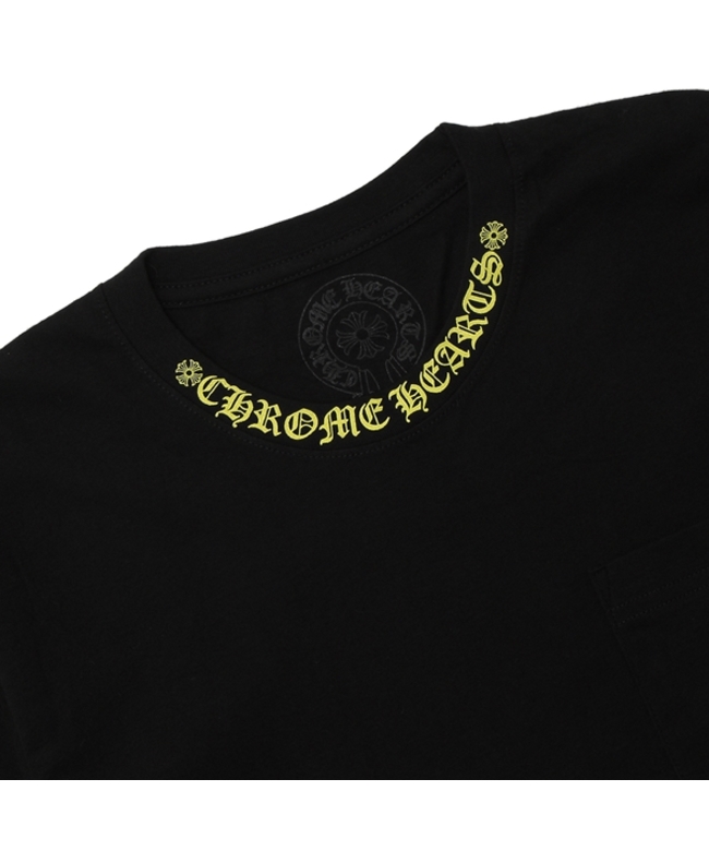 クロムハーツ Tシャツ カットソー ロンT ブラック メンズ CHROME クロムハーツ Tシャツ カットソー ロンT ブラック メンズ CHROME