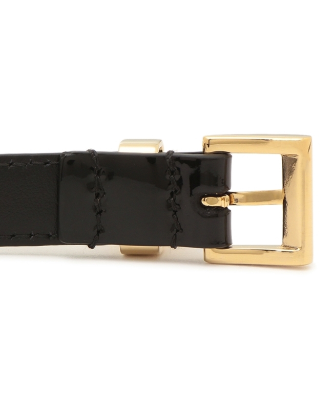 【PRADA】トライアングル ロゴ バックル ベルト☆SALE中 プラダ PRADA プラダ ベルト トライアングルロゴ ブラック