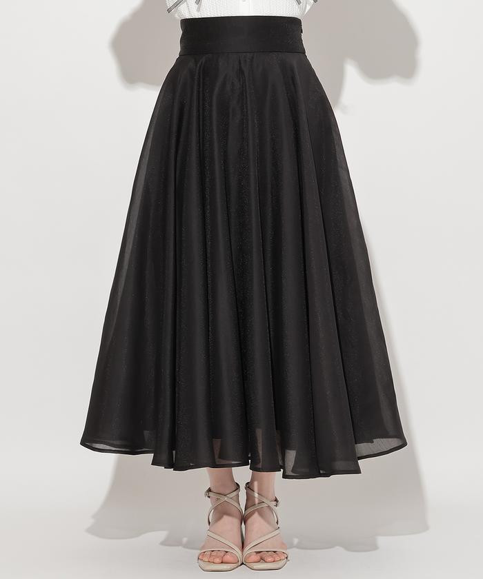 新品　WILLSELECTION オーガンジーフレアスカート オーガンジーフレアスカート（スカート）｜WILLSELECTION