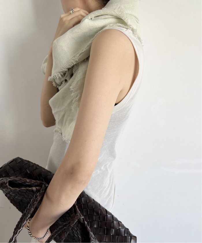 Plage - plage COTTON LINEN SHEER N/S Tシャツ COTTON LINEN SHEER N/S Tシャツ（Tシャツ/カットソー）｜Plage