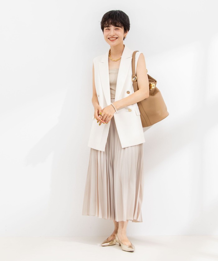 セール 10%OFF】ウォッシャブルダブルクロスジレ(506078825