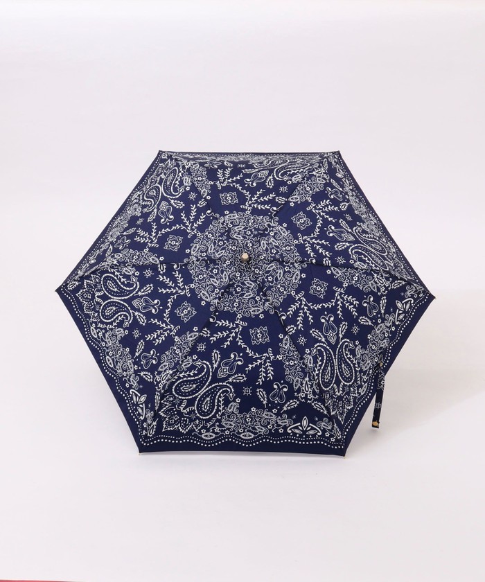 manipuri 折りたたみ傘　マニプリ傘　ペイズリー柄　バンダナ柄 セール 30%OFF】【manipuri/マニプリ】バンダナ柄日傘(506207738