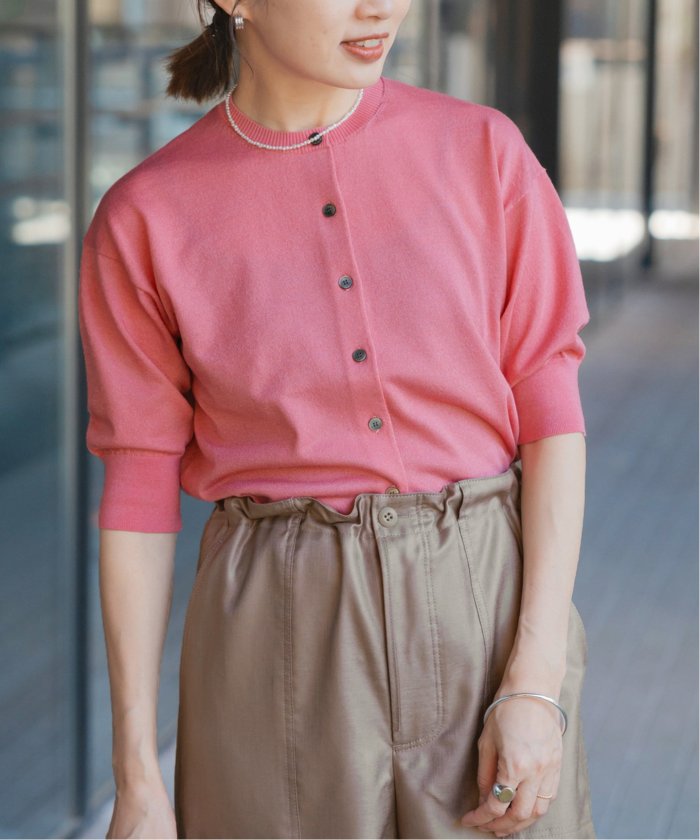 未使用品 IENA イエナ 25ss LEVITAクルーカーディガン ベージュ