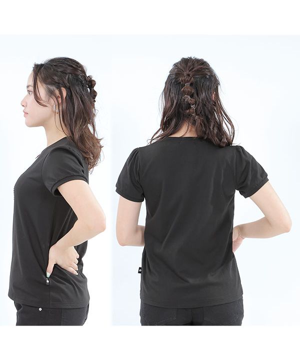マリークワント MARY QUANT アーカイブロゴビジュー Tシャツ