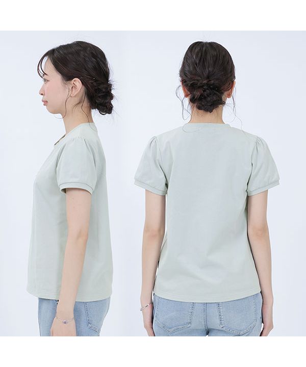 マリークワント MARY QUANT アーカイブロゴビジュー Tシャツ