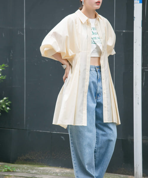 タックシアーワンピース ANZU PINUE タックシアーワンピース（ANZU）