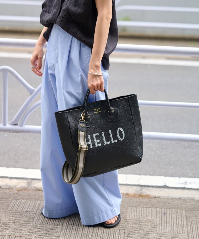 ≪追加≫YOUNG&OLSEN 別注ストラップ付きHELLOバッグ2(506220569 ≪追加≫YOUNG&OLSEN 別注ストラップ付きHELLOバッグ2(506220569