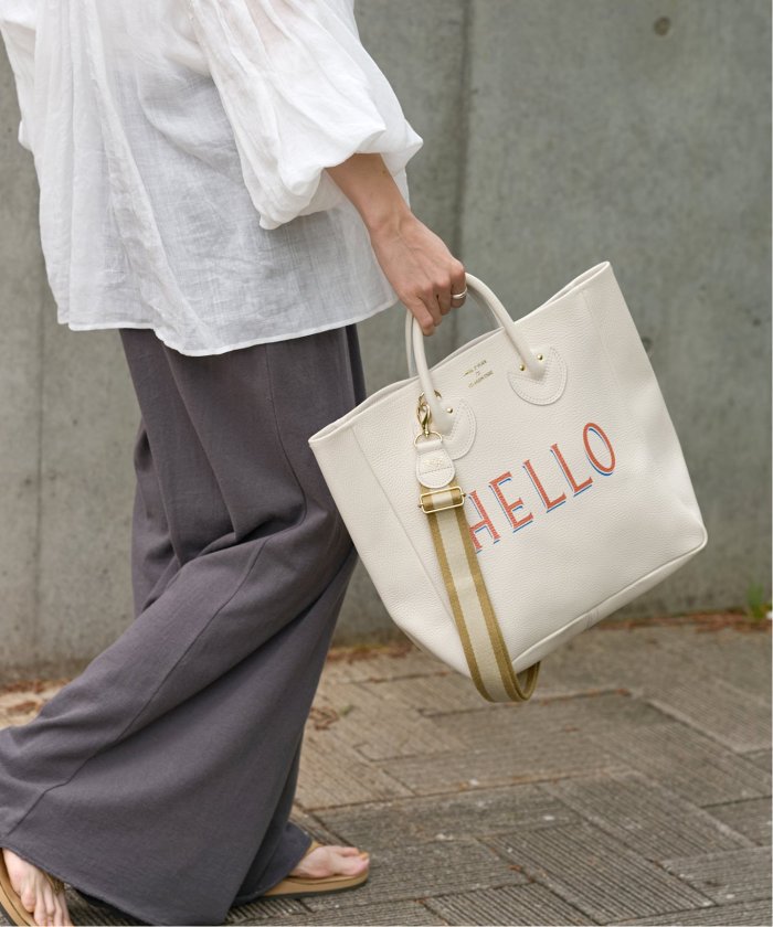 ≪追加≫YOUNG&OLSEN 別注ストラップ付きHELLOバッグ2(506220569 ≪追加≫YOUNG&OLSEN 別注ストラップ付きHELLOバッグ2(506220569