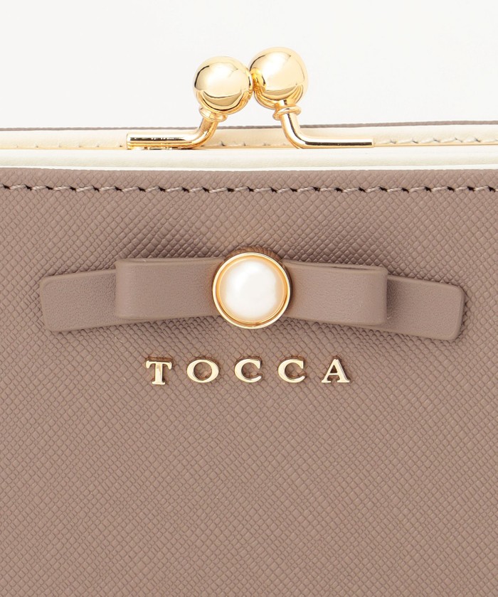 国内発送『TOCCA』PEARL KNOT BIFOLDWALLET 財布 新色ブルー登場】PEARL KNOT BIFOLDWALLET 財布(505797582