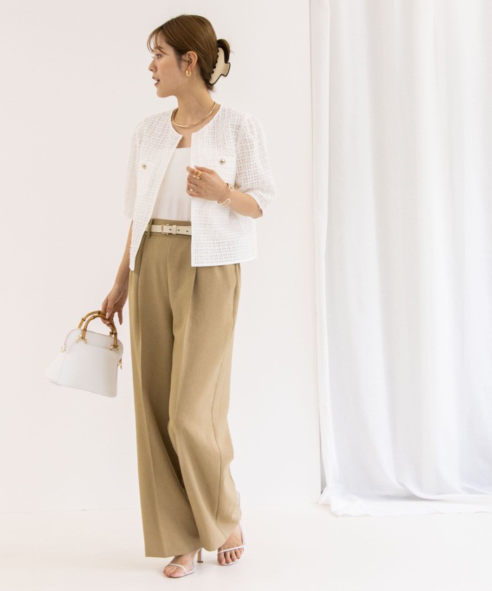 セール 25%OFF】BISHU JAPANチェックツイードジャケット