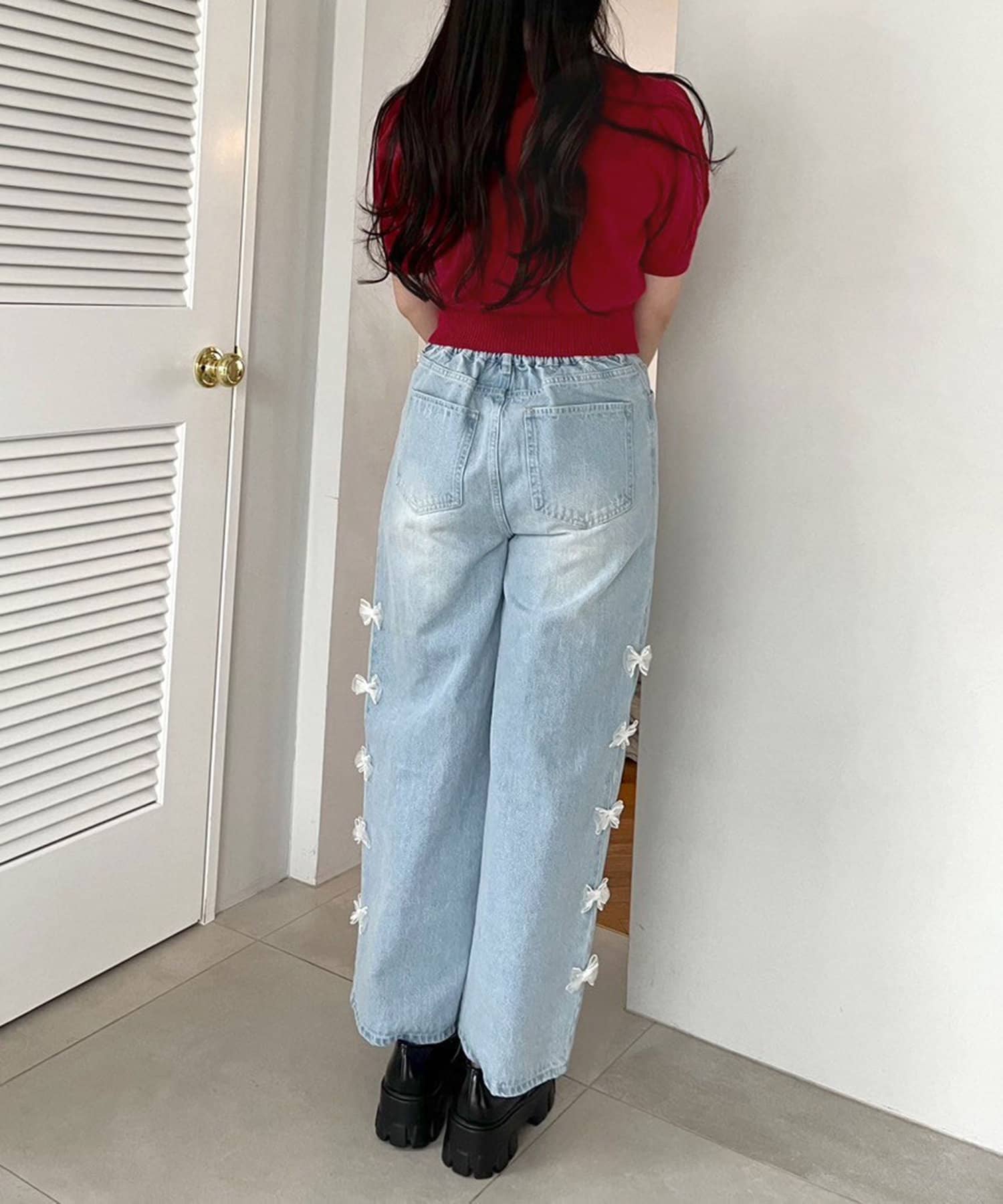 クーポン】【セール 50%OFF】ピンバッチ付ケーブルニット