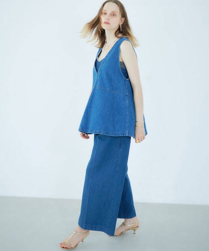 【10％OFF】 セール 40%OFF】【RM denim】デニムオールインワン(506206347 サロペット・オーバーオール・オールインワン