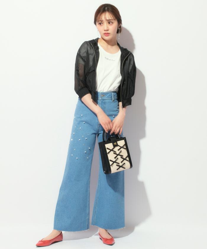 セール 50%OFF】リボンポケットシアーブルゾン(506222795