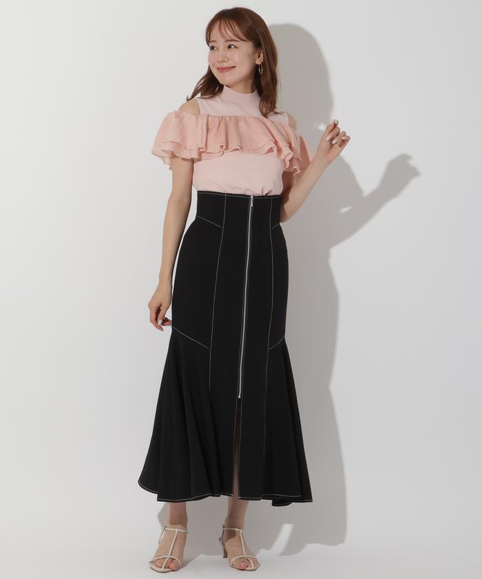 セール 50%OFF】センタージップマーメイドスカート(506222797