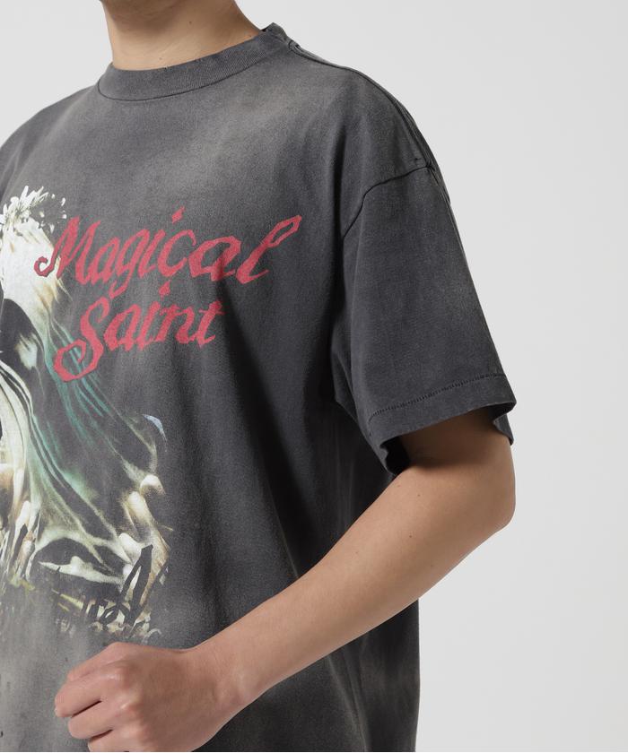 SAINT MICHAEL MAGICAL SAINT TシャツXL Black Saint Michael - Magical Saint T-Shirt | HBX - Globally
