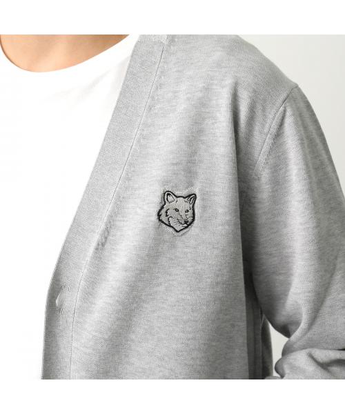 メゾンキツネ MAISON KITSUNE カーディガン（Gray
