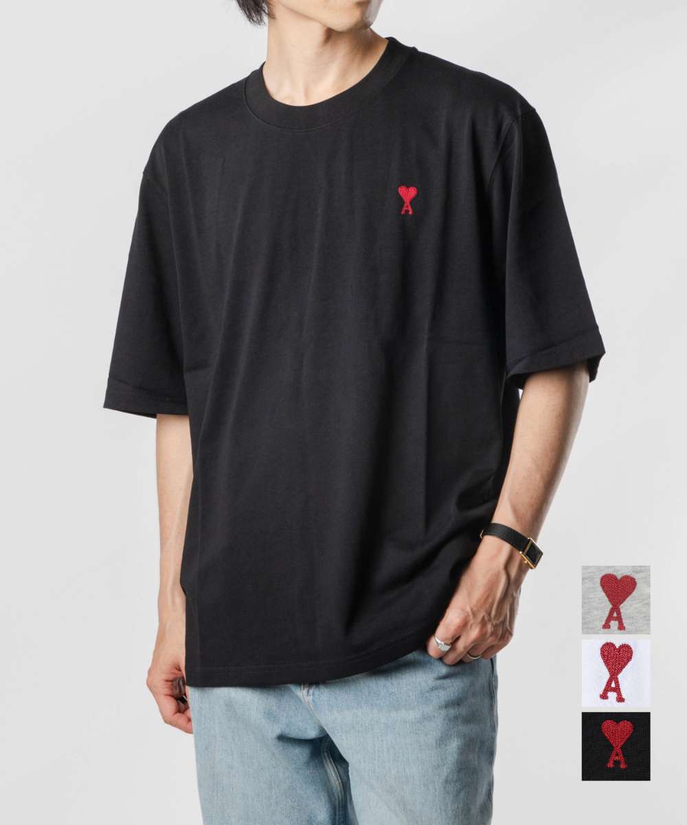 Ami Paris アミパリス AMI DE COEUR ロゴ 半袖Tシャツ AMI Alexandre Mattiussi アミパリス PARIS 半袖Tシャツ DE
