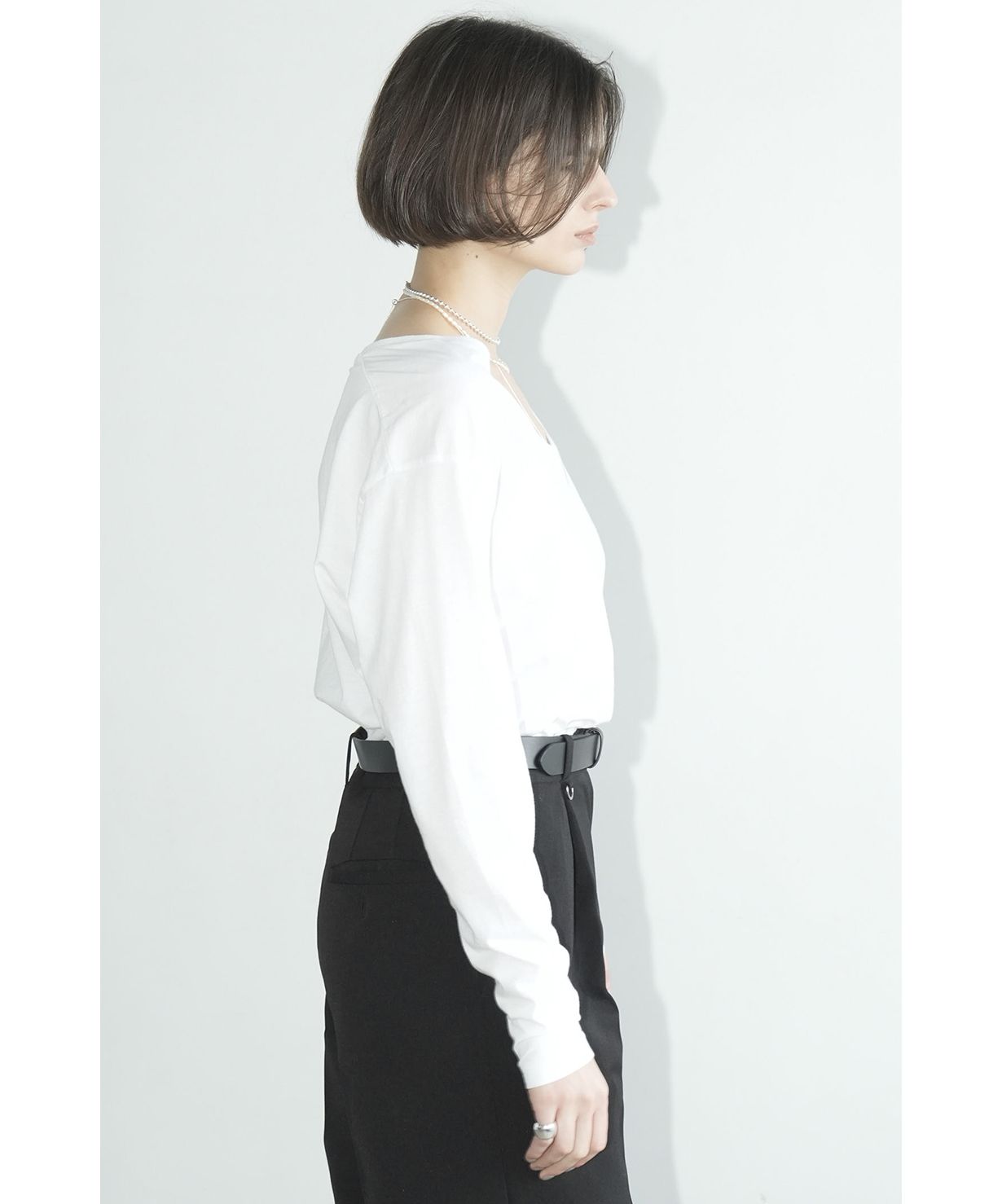 DEEP U NECK TOPS(506227409) | クラネ(CLANE) - d fashion