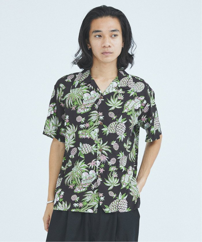 SUN SURF アロハ JOURNAL STANDARDS別注 Lサイズ SUN SURF × JOURNAL STANDARD / 別注 アロハシャツ Pine