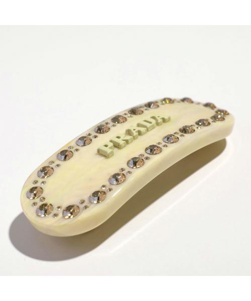 PRADA バレッタ 1IF043 2CD0 プレックス ヘアクリップ(506231734 PRADA バレッタ 1IF043 2CD0 プレックス ヘアクリップ(506231734